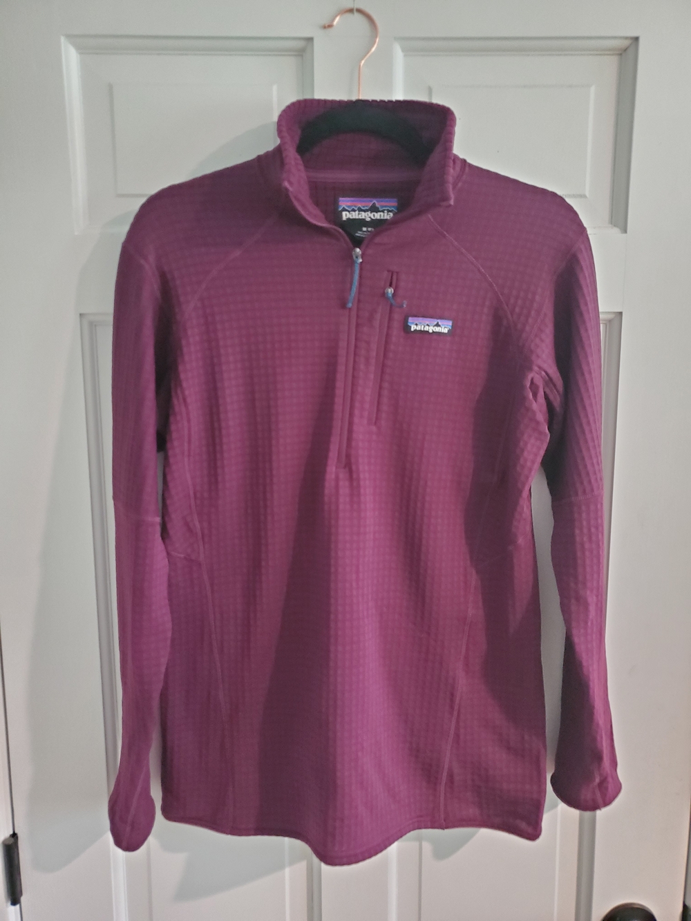 Patagonia Women's R1 Grid Fleece Pullover Purple Size M
